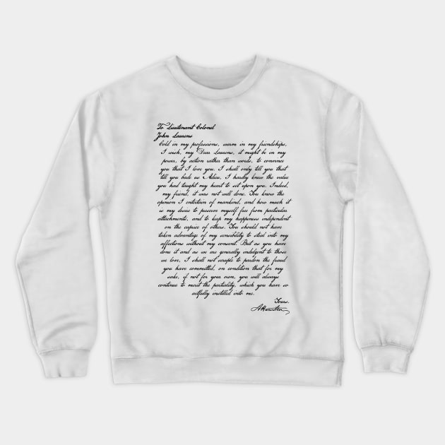 Alex & John letters Crewneck Sweatshirt by byebyesally